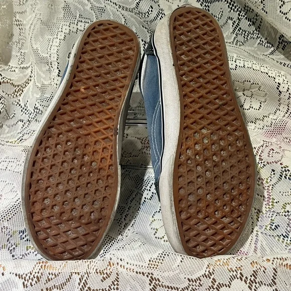 Vans off the wall Blue and white Sneakers size 8.5 women, 7 mens - Picture 6 of 6